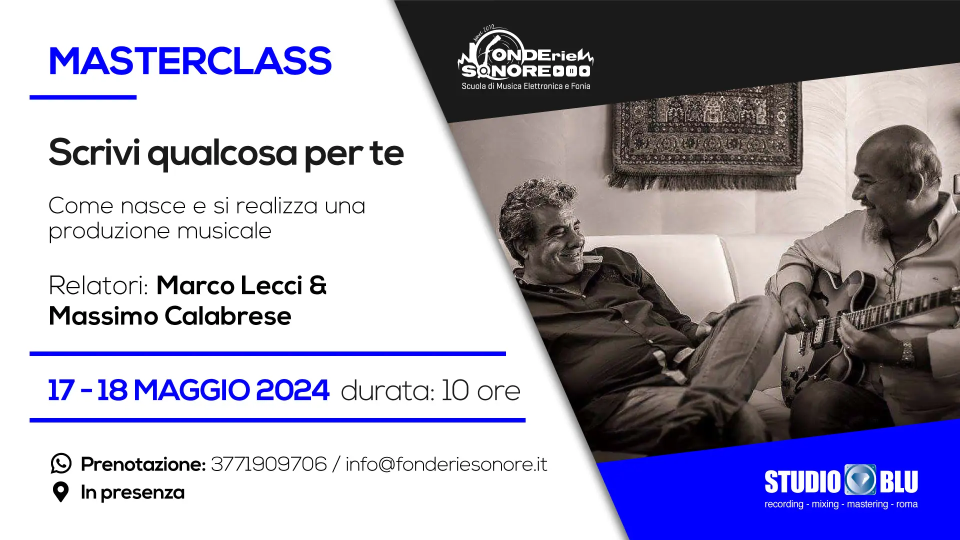 Masterclass: Scrivi qualcosa per te